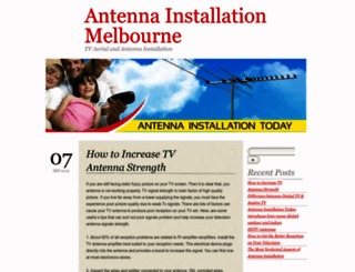 antennainstallationtoday.wordpress.com screenshot