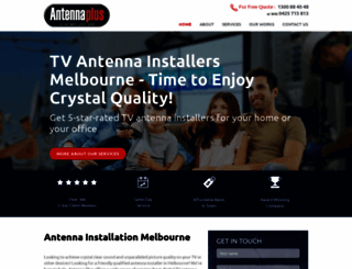 antennaplus.com.au screenshot