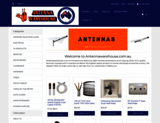antennawarehouse.com.au screenshot