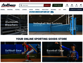 anthem-sports.com screenshot
