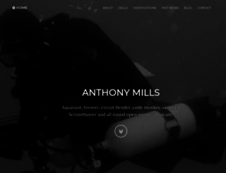 anthony-mills.com screenshot
