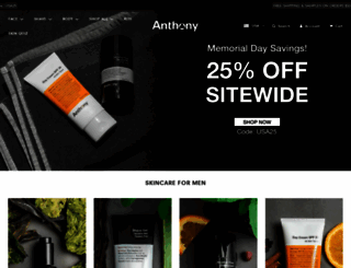 anthony.com screenshot