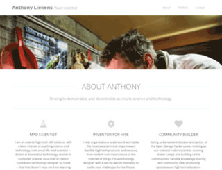 anthony.liekens.net screenshot