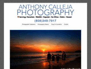 anthonycalleja.com screenshot