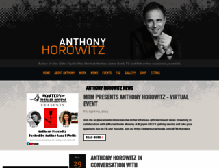 anthonyhorowitz.com screenshot