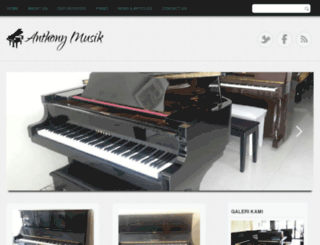 anthonymusik.com screenshot
