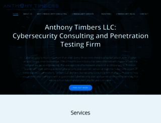 anthonytimbers.com screenshot