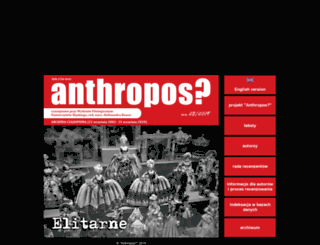 anthropos.us.edu.pl screenshot