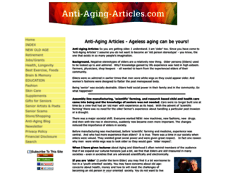 anti-aging-articles.com screenshot
