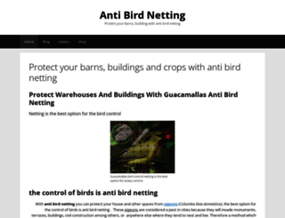 anti-bird-netting.com screenshot