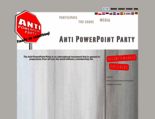 anti-powerpoint-party.com screenshot