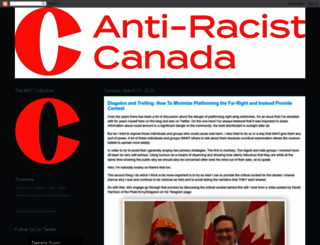 anti-racistcanada.blogspot.com screenshot