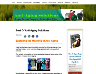 antiagingsolutions.org screenshot