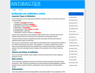 antibacter.net screenshot