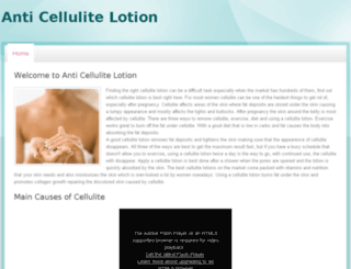 anticellulitelotion.webs.com screenshot
