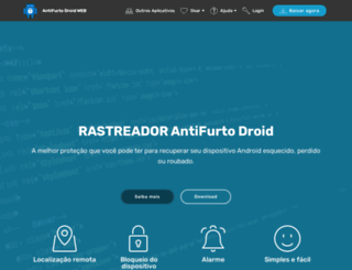 antifurtodroid.com screenshot