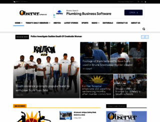antiguaobserver.com screenshot