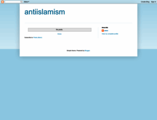antiislamism.blogspot.com screenshot