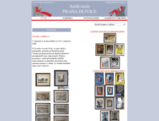 antikvariat-praha.cz screenshot