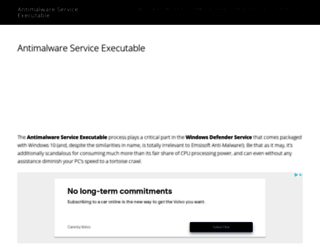 antimalwareserviceexecutable.co screenshot