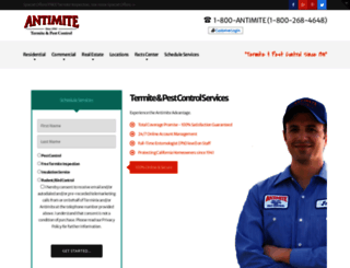 antimitepestcontrol.com screenshot