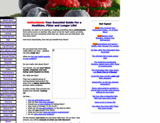 antioxidants-guide.com screenshot