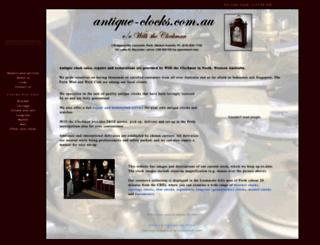 antique-clocks.com.au screenshot