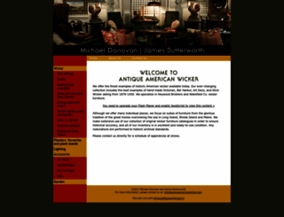 antiqueamericanwicker.com screenshot