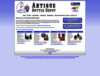 antiquebottledepot.com screenshot