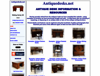 antiquedesks.net screenshot
