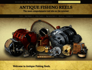 antiquefishingreels.com screenshot