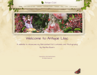 antiquelilac.com screenshot