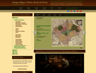 antiquemapsandglobes.com screenshot