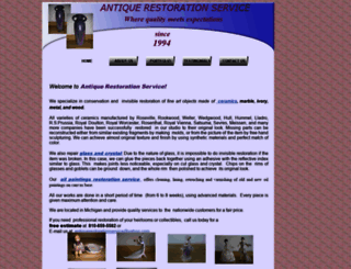 antiquerestorationservice.com screenshot