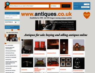 antiques.co.uk screenshot