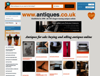 antiques.co.uk screenshot