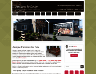 antiquesbydesign.com screenshot