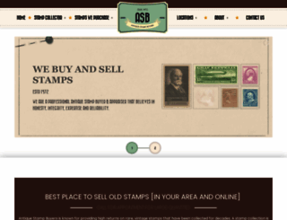 antiquestampbuyers.com screenshot