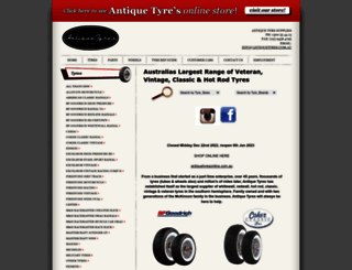 antiquetyres.com.au screenshot