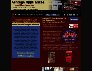 antiquevintageappliances.com screenshot
