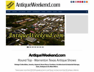 antiqueweekend.com screenshot
