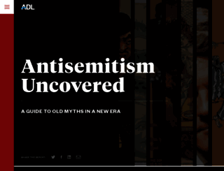 antisemitism.adl.org screenshot