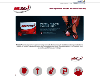 antistax.co.za screenshot