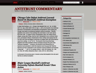 antitrustcommentary.com screenshot