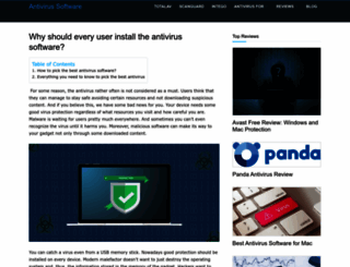 antivirus-software.org screenshot