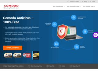 antivirus.trustix.com screenshot