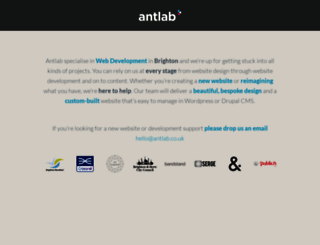 antlab.co.uk screenshot