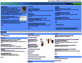 antlr3.org screenshot