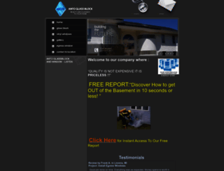antoglassblock.com screenshot