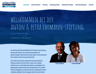 anton-ehrmann-stiftung.de screenshot